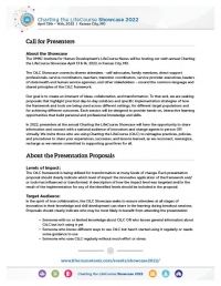 2022 Call for Presenters Packet